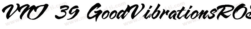 VNI 39 GoodVibrationsROB字体转换